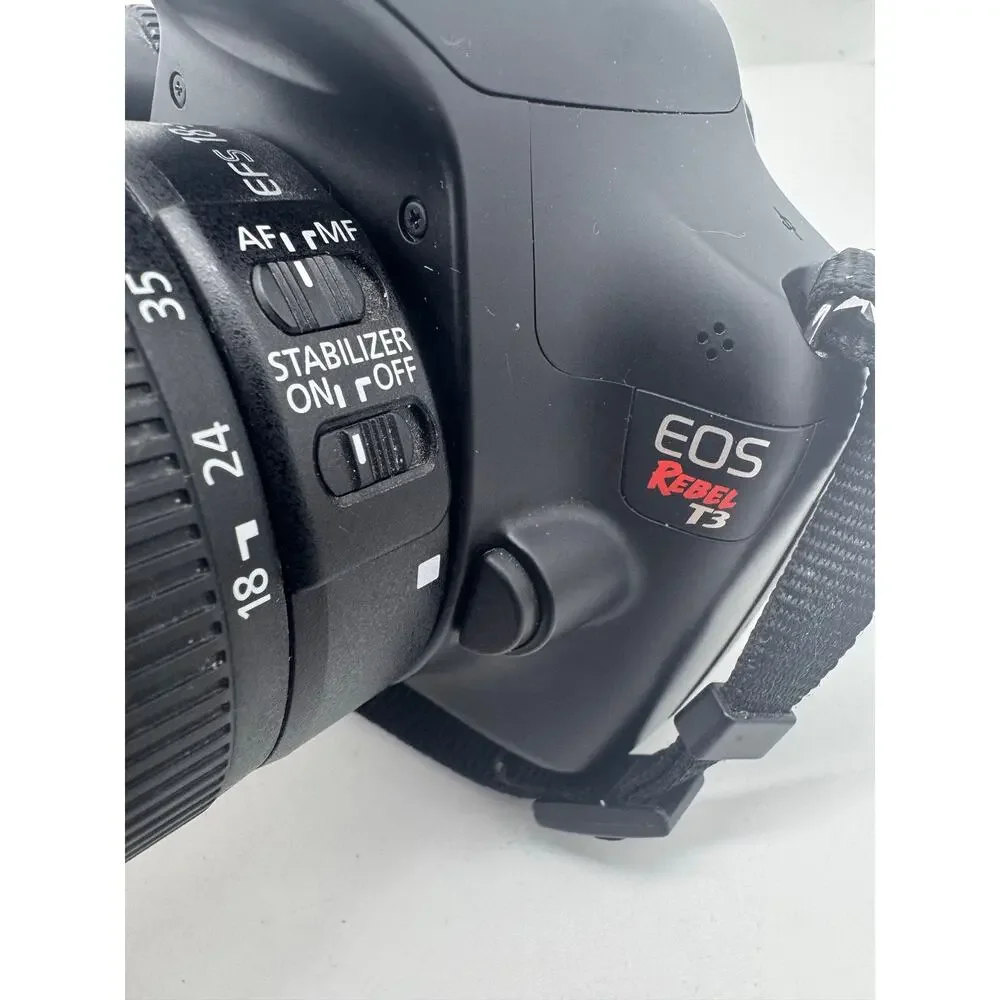 Canon EOS Rebel T3 DS126291 digital camera with new battery & charger